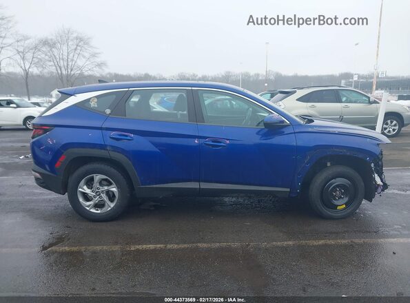 5NMJACAE9NH060041 2022 HYUNDAI TUCSON Синий Вид задней части салона
