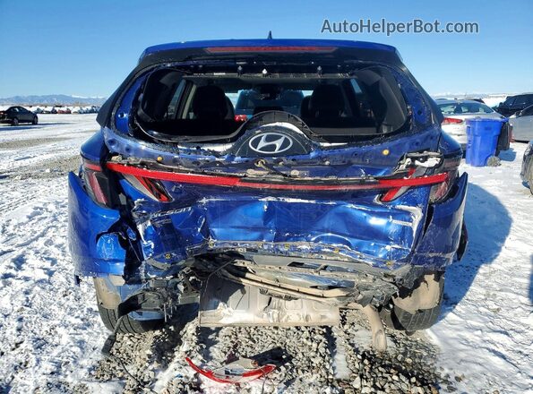 5NMJCCAE0NH030002 2022 HYUNDAI TUCSON Синий Вид сзади