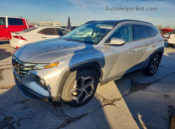 5NMJE3AE2NH020503 2022 HYUNDAI TUCSON Серебряный Передняя левая четверть