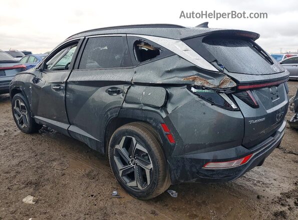 5NMJFCAE7NH034796 2022 HYUNDAI TUCSON Green Задня ліва чверть