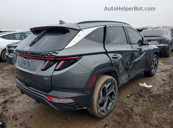 5NMJFCAE7NH034796 2022 HYUNDAI TUCSON Green Задня права чверть
