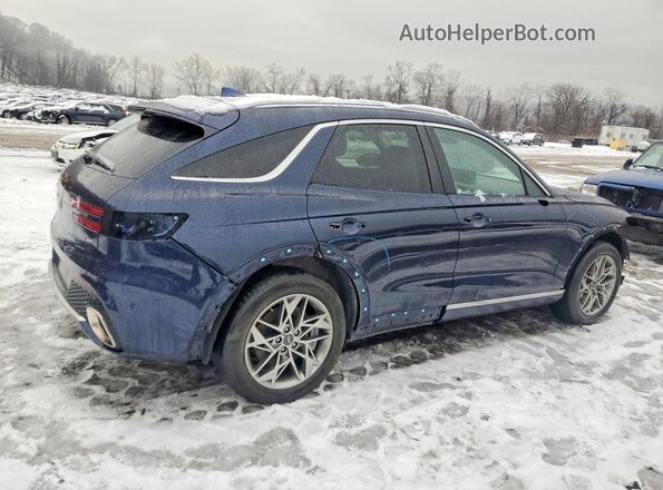 5NMMADTB7RH002487 2024 GENESIS GV70 Blue Rear right