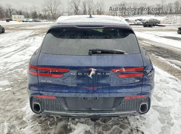 5NMMADTB7RH002487 2024 GENESIS GV70 Blue Rear view