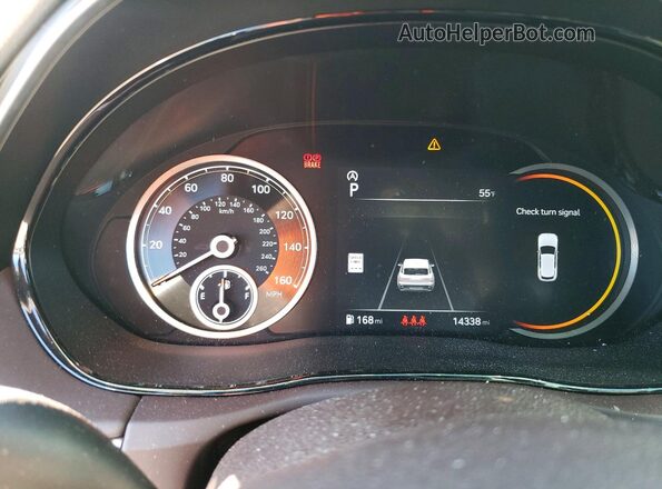 5NMMADTB7RH006720 2024 GENESIS GV70 Серебряный Вид щитка приборов