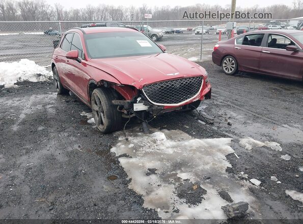 5NMMADTB8RH011859 2024 GENESIS GV70 Красный Передняя правая четверть