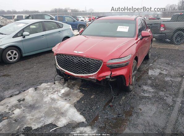 5NMMADTB8RH011859 2024 GENESIS GV70 Красный Передняя левая четверть