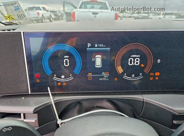 5NMP14GL4RH051730 2024 HYUNDAI SANTA Черный Вид щитка приборов