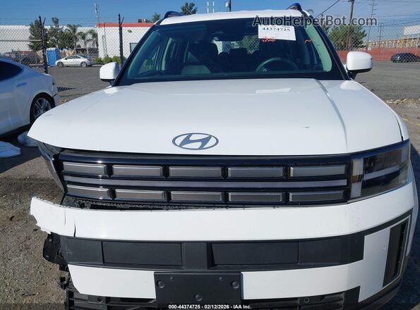5NMP24GL3RH006663 2024 HYUNDAI SANTA FE Белый Вид задней части салона