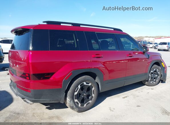 5NMP24GLXTH161587 2026 HYUNDAI SANTA FE Red Задня права чверть