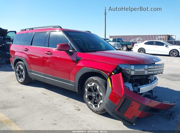 5NMP24GLXTH161587 2026 HYUNDAI SANTA FE Red Передня права чверть