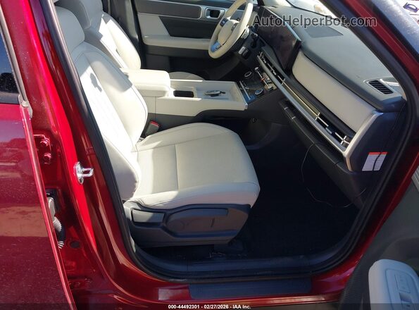 5NMP2DG19RH003331 2024 HYUNDAI SANTA FE HYBRID Red Widok wnętrza z przodu
