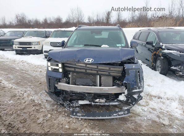 5NMP2DGL8SH100432 2025 HYUNDAI SANTA FE Blue Widok zestawu wskaźników