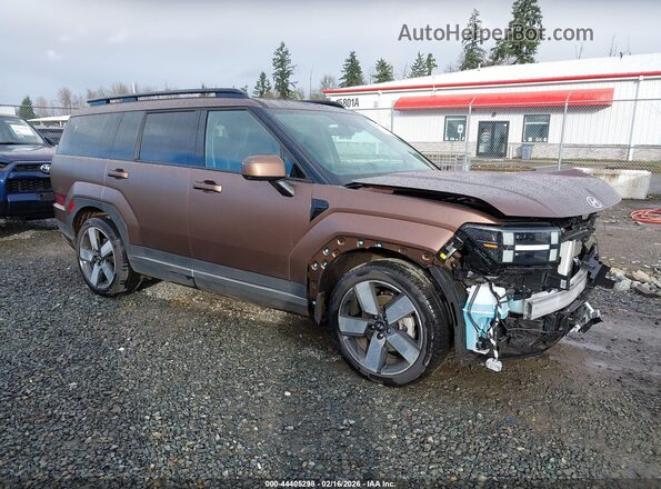 5NMP3DG10RH012416 2024 HYUNDAI SANTA FE HYBRID Коричневый Передняя правая четверть