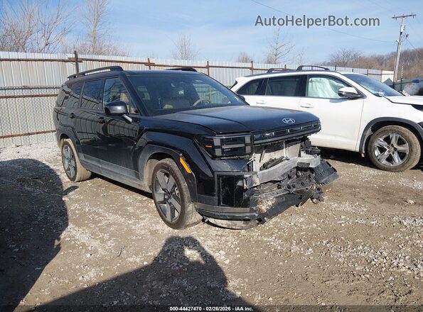 5NMP3DG16SH029047 2025 HYUNDAI SANTA FE HYBRID Черный Передняя правая четверть