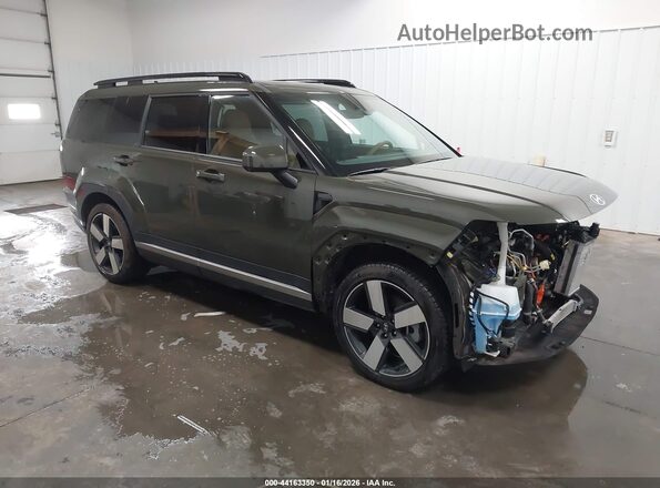 5NMP3DG1XRH004498 2024 HYUNDAI SANTA FE HYBRID Green Przód prawy