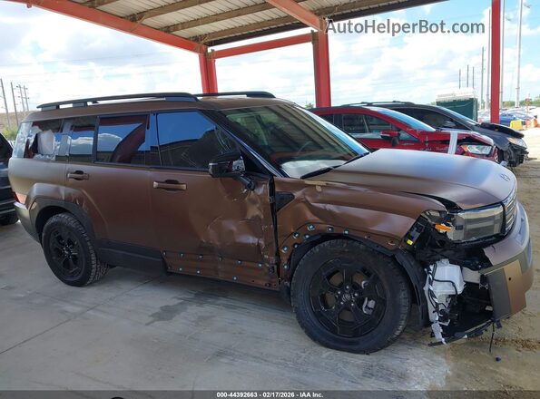 5NMP3DGL2SH121340 2025 HYUNDAI SANTA FE Brown Widok wnętrza z tyłu