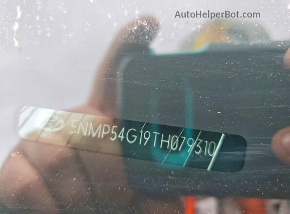 5NMP54G19TH079310 2026 HYUNDAI SANTA FE CALLIGRAPHY Blue Вид наклейки з VIN-кодом