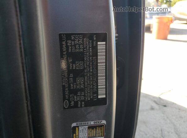 5NMP54GL6SH136028 2025 HYUNDAI SANTA FE CALLIGRAPHY Charcoal Widok komory silnika