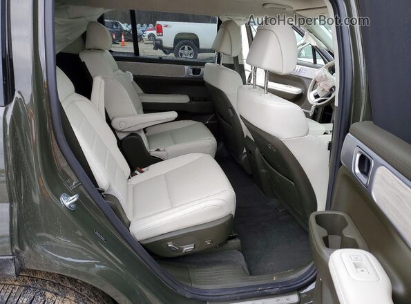 5NMP5DGL0RH048411 2024 HYUNDAI SANTA FE CALLIGRAPHY Green Вид задньої частини салону