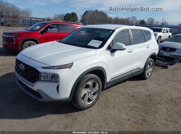 5NMS1DAJXPH555472 2023 HYUNDAI SANTA FE Белый Передняя левая четверть