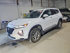 2019 Hyundai Santa Fe Se White vin: 5NMS23AD0KH089979