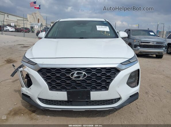 5NMS23AD5LH157470 2020 HYUNDAI SANTA FE Белый Вид щитка приборов
