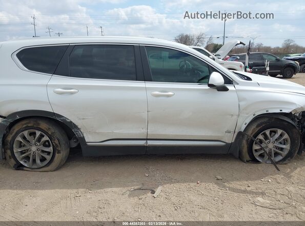 5NMS23AD5LH157470 2020 HYUNDAI SANTA FE Белый Вид задней части салона