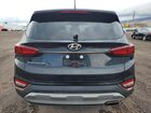 2019 Hyundai Santa Fe Se Черный vin: 5NMS23AD9KH113986