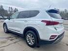 2019 Hyundai Santa Fe Se White vin: 5NMS2CAD2KH124263