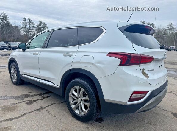 5NMS2CAD2KH124263 2019 HYUNDAI SANTA White Trasero derecho
