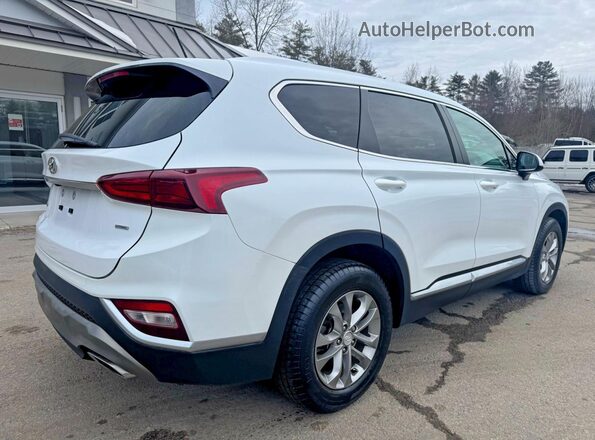 5NMS2CAD2KH124263 2019 HYUNDAI SANTA White Delantero derecho