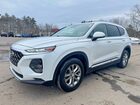 2019 Hyundai Santa Fe Se White vin: 5NMS2CAD2KH124263