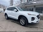 2019 Hyundai Santa Fe Se Белый vin: 5NMS2CAD2KH124263