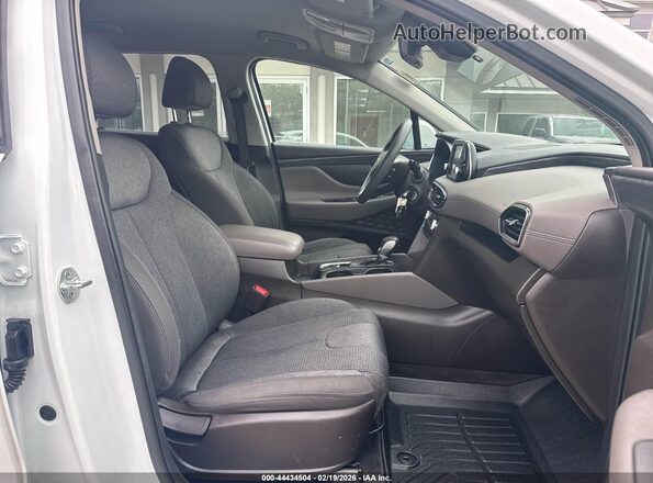 5NMS2CAD2KH124263 2019 HYUNDAI SANTA FE Белый Вид салона спереди
