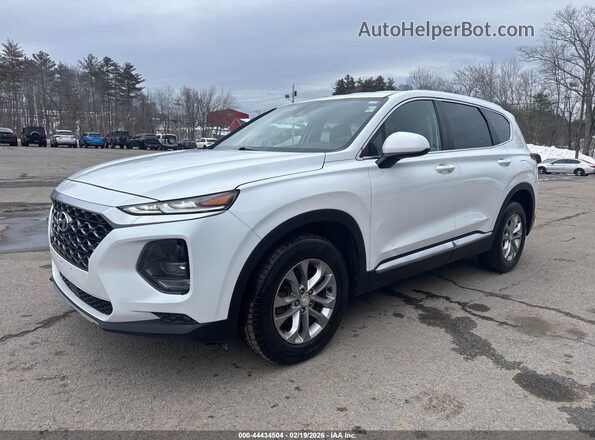 5NMS2CAD2KH124263 2019 HYUNDAI SANTA FE Белый Передняя левая четверть