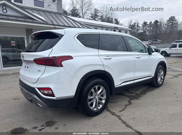 5NMS2CAD2KH124263 2019 HYUNDAI SANTA FE Белый Задняя правая четверть