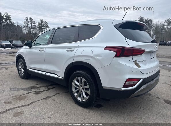 5NMS2CAD2KH124263 2019 HYUNDAI SANTA FE Белый Задняя левая четверть