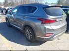 2019 Hyundai Santa Fe Se Серый vin: 5NMS2CAD4KH109277