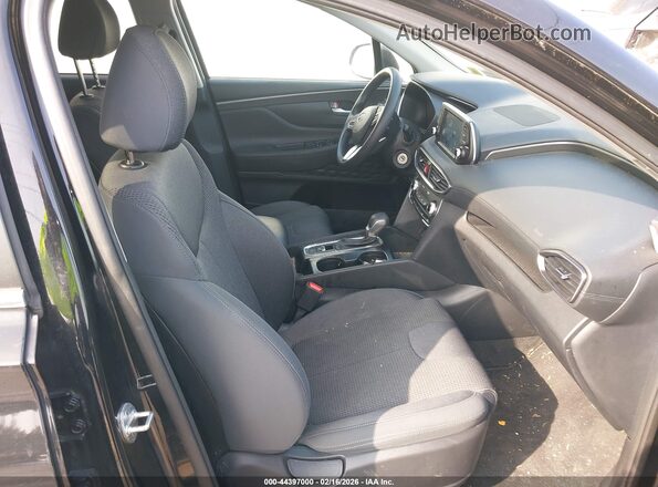 5NMS2CAD4LH269564 2020 HYUNDAI SANTA FE Black Front interior view