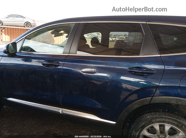5NMS2CAD8KH087168 2019 HYUNDAI SANTA FE Blue სალონის 360-გრადუსიანი ხედი