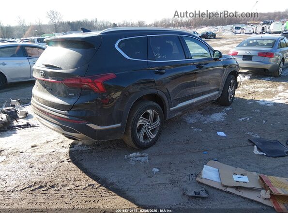 5NMS2DAJ1NH467825 2022 HYUNDAI SANTA FE Black Tył prawy