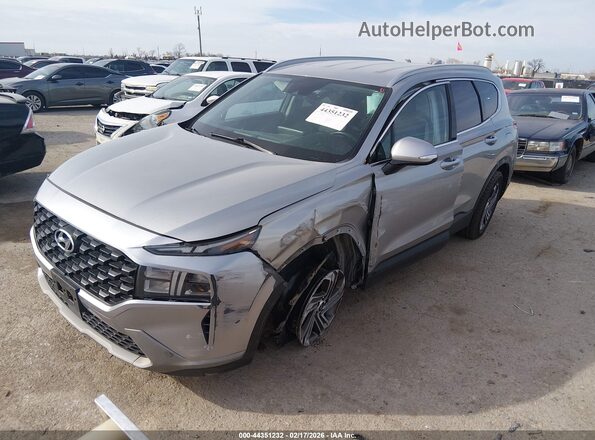 5NMS2DAJ6PH564859 2023 HYUNDAI SANTA FE Silver წინა მარცხენა ხედი სამი მეოთხედიდან