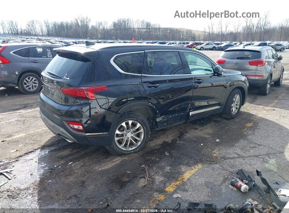 5NMS33AD4KH082949 2019 HYUNDAI SANTA FE Черный Задняя правая четверть