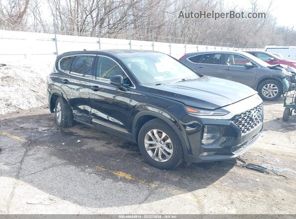 5NMS33AD4KH082949 2019 HYUNDAI SANTA FE Черный Передняя правая четверть