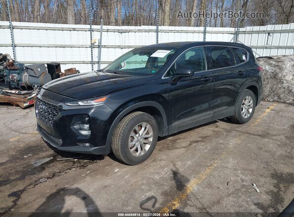 5NMS33AD4KH082949 2019 HYUNDAI SANTA FE Черный Передняя левая четверть