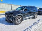 2019 Hyundai Santa Fe Sel Черный vin: 5NMS33AD7KH100411