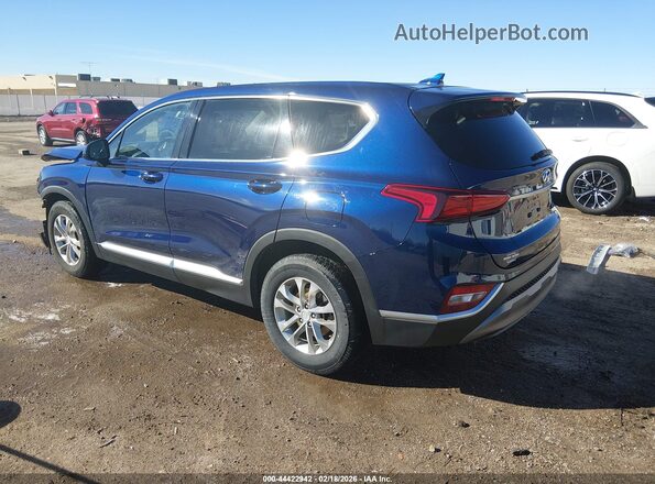 5NMS33AD9KH057674 2019 HYUNDAI SANTA FE Синий Задняя левая четверть