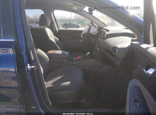 5NMS33AD9KH057674 2019 HYUNDAI SANTA FE Синий Вид салона спереди