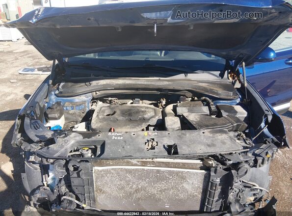 5NMS33AD9KH057674 2019 HYUNDAI SANTA FE Синий Вид сзади