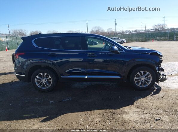 5NMS33AD9KH057674 2019 HYUNDAI SANTA FE Синий Вид задней части салона